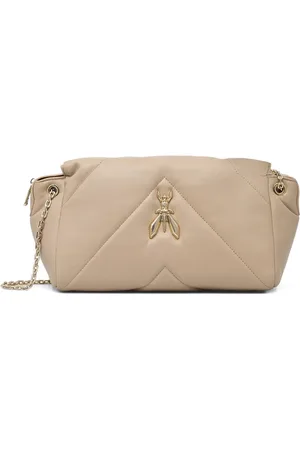 Patrizia Pepe Bolsa crossbody con placa del logo