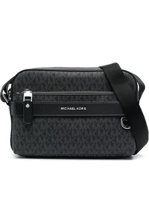 Michael Kors Bolsa de hombro con monograma estampado