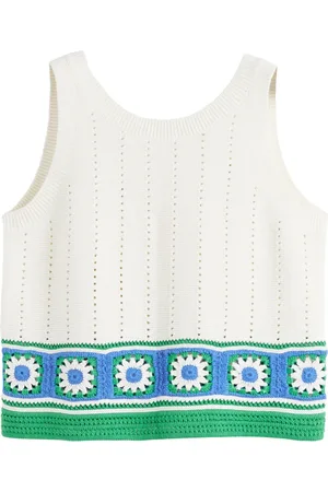Chinti & Parker Top tejido de crochet