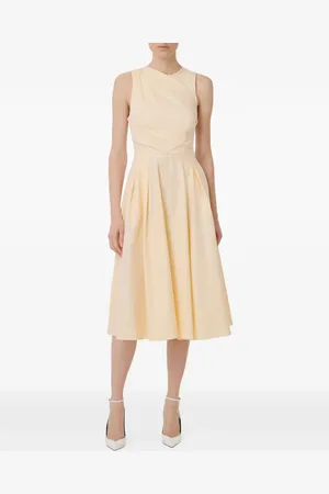 Elisabetta Franchi Vestido midi con diseño drapeado