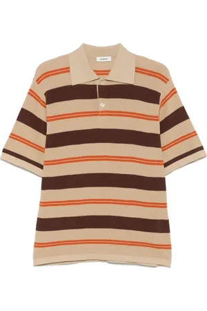 Sandro Playera tipo polo con rayas estampadas