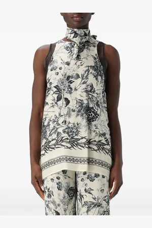 SIMONA CORSELLINI Top con estampado floral