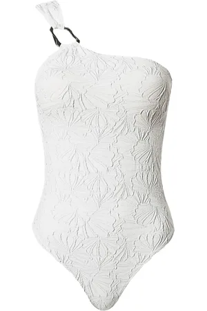 Twin-Set Traje de baño con motivo floral en relieve