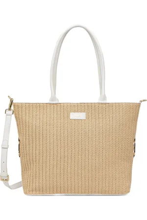 Twin-Set Tote de playa texturizada