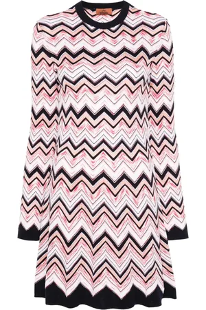 Missoni Vestido tejido en zigzag