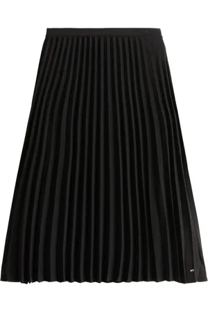 Tommy Hilfiger Falda midi con diseño plisado