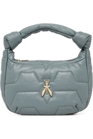 Patrizia Pepe Bolsa de hombro con placa del logo