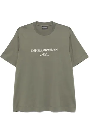 Emporio Armani Playera con logo bordado