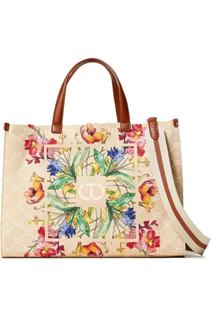 Twin-Set Tote con estampado floral