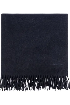 Max Mara Bufanda de cachemira con logo bordado