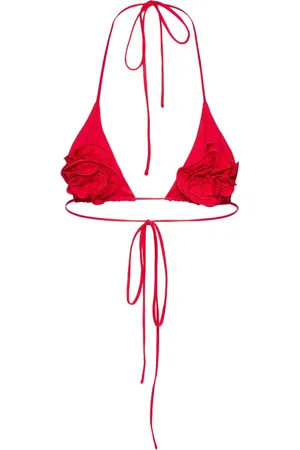 MAGDA BUTRYM Top de bikini con estampado floral