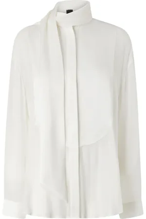 Pinko Camisa con cuello de mascada