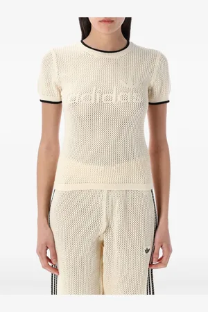 adidas Playera tejida de crochet