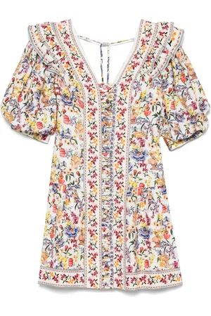 Farm Rio Vestido corto con estampado floral