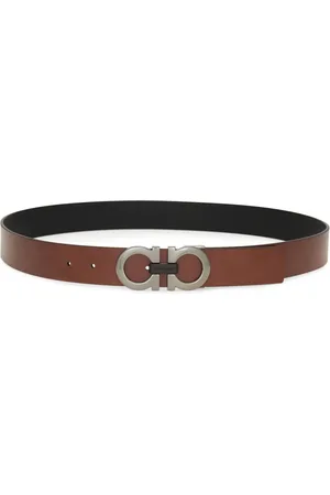 Salvatore Ferragamo Cinturón reversible con hebilla de Gancini