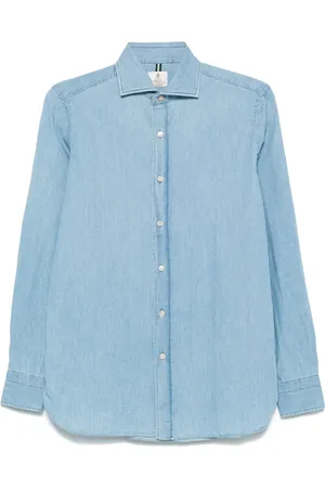 LUIGI BORRELLI NAPOLI Camisa de mezclilla