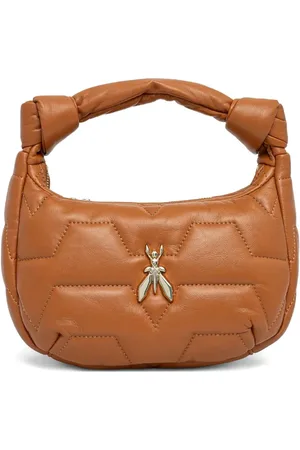 Patrizia Pepe Tote capitonada con placa Fly