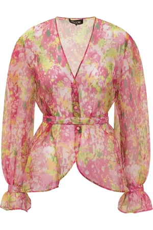 DEL CORE Blusa con estampado floral