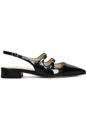 ANNA F. Flats con acabado de charol
