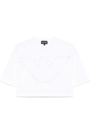 Emporio Armani Playera con logo y detalles