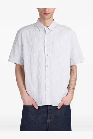 STUSSY Camisa con rayas estampadas