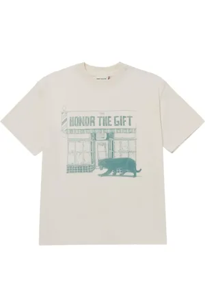 HONOR THE GIFT Playera Barbershop D-Holiday Panther Beige