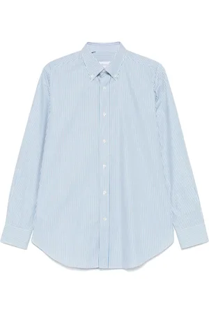 BRIONI Camisa con rayas estampadas