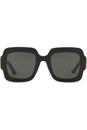 Gucci Lentes de sol con armazón oversize