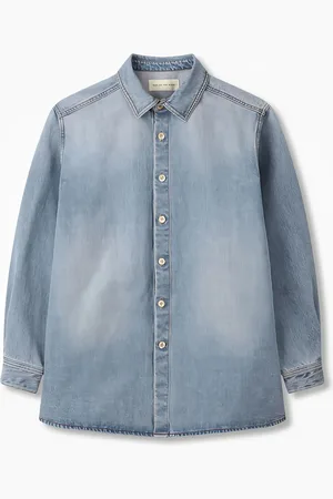 MAN ON THE BOON. Camisa de mezclilla