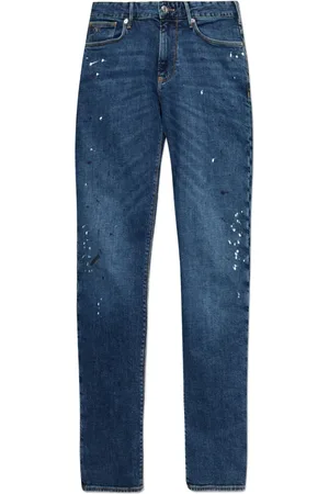 Emporio Armani Jeans con salpicaduras de pintura estampadas