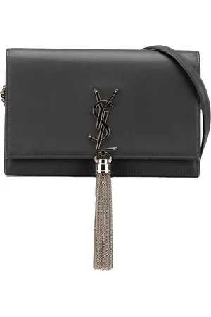 Saint Laurent Bolsa crossbody Monogram Kate de piel suave de becerro con cadena y borla 2017