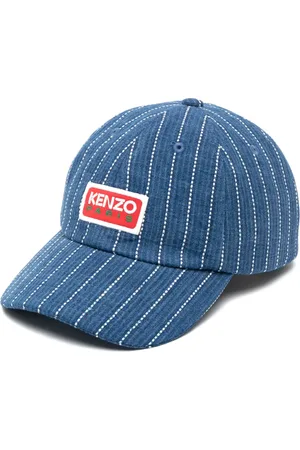 Kenzo Gorra de mezclilla con parche del logo