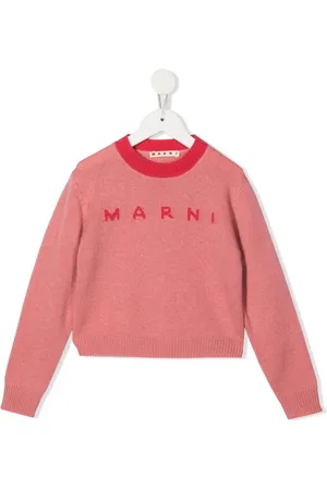 Marni Suéter con logo y cuello redondo