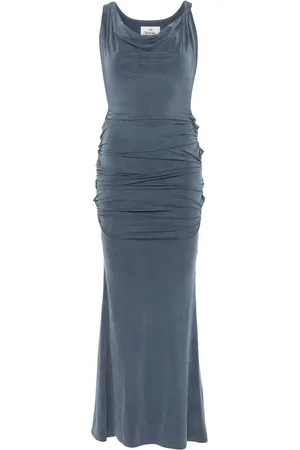 Vivienne Westwood Vestido largo con diseño fruncido
