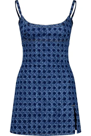 Giambattista Valli Vestido de mezclilla Vienna Straw
