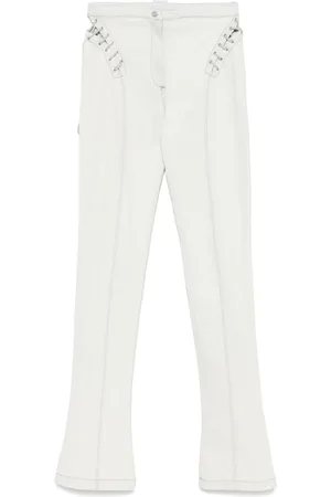 BLUMARINE Jeans con agujetas