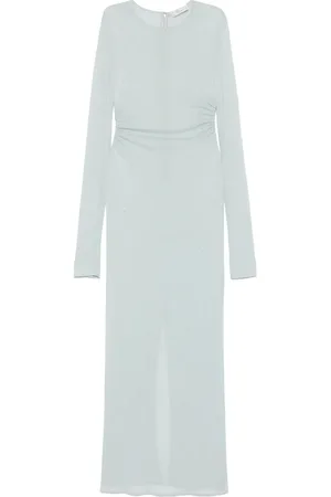 BLUMARINE Vestido largo traslúcido