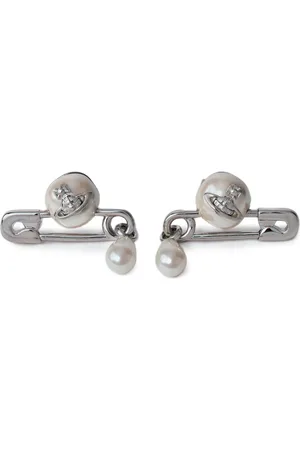 Vivienne Westwood Aretes en forma de imperdible