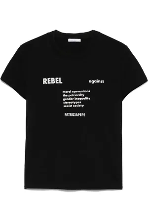 Patrizia Pepe Playera con texto en relieve