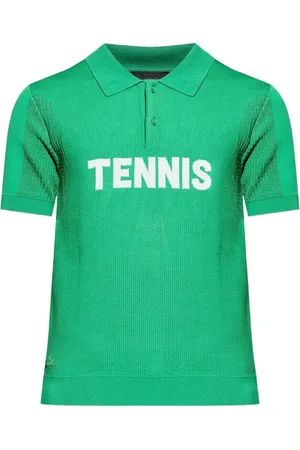 Lacoste Playera tipo polo tejida de canalé