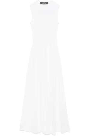 FEDERICA TOSI Vestido largo tejido de canalé