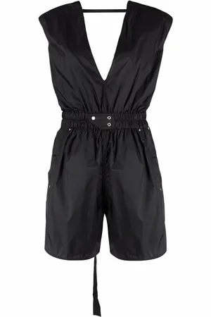 Rick Owens Jumpsuit corto con cuello en V