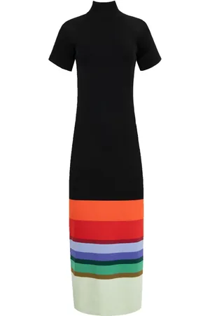Christopher John Rogers Vestido con cuello falso