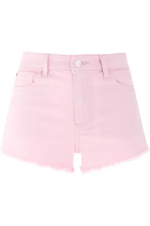 Armani Exchange Shorts de mezclilla con flecos