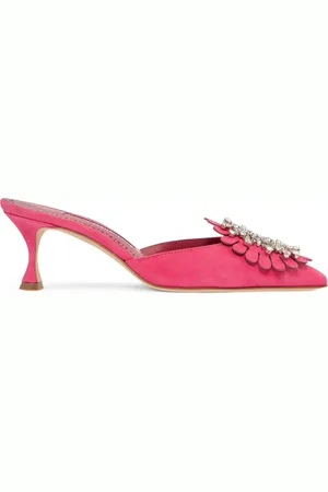 Manolo Blahnik Mules Shog con tacón 50mm
