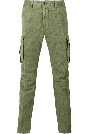 Incotex Printed cargo trousers