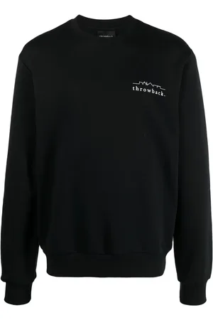 Throwback. Sudadera con logo estampado