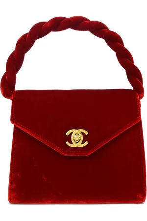 CHANEL Bolsa de mano con cierre giratorio CC 1997