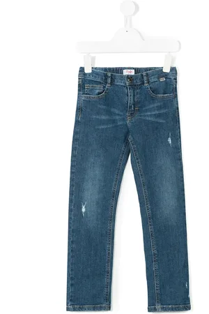 Il gufo Jeans con efecto envejecido