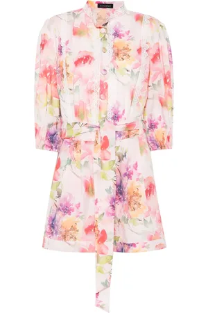 ACTUALEE Jumpsuit corto con estampado floral